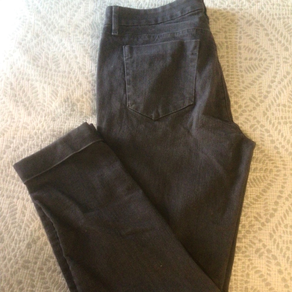 Gray Ann Taylor LOFT Modern Skinny Ankle Jean 30/10